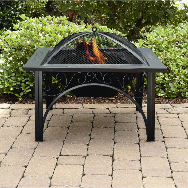 Sol 72 Outdoor Mccaw Steel Charcoal/ Wood Burning Fire Pit Wayfair.co.uk